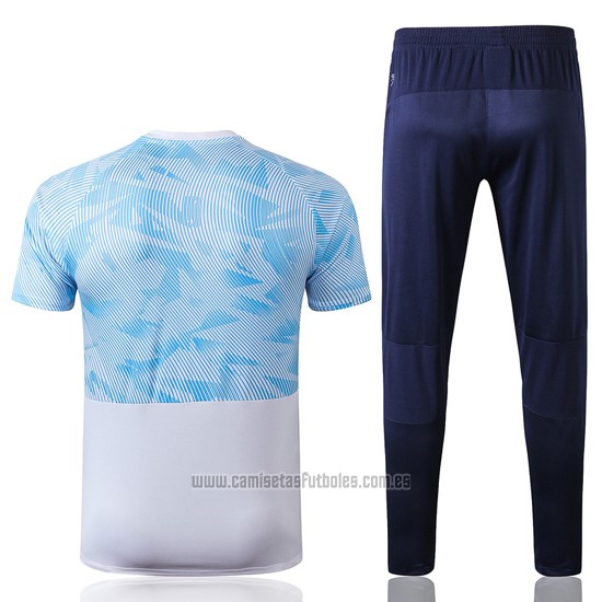 Chandal del Olympique Marsella Manga Corta 2019-2020 Blanco
